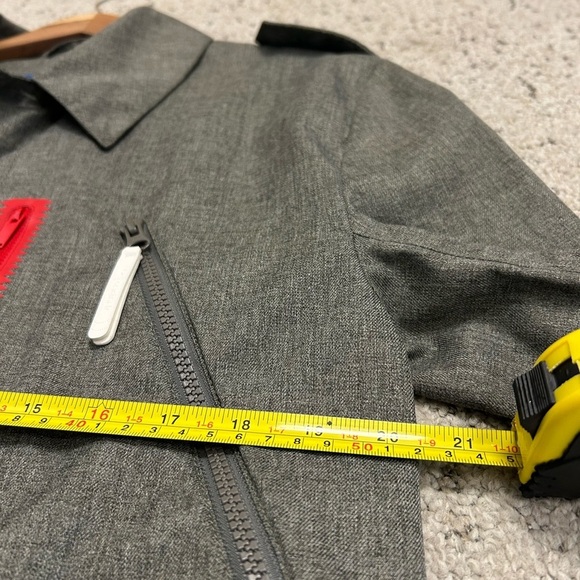 adidas Originals Gray L coat new with partial tag (not actual full tag but.new) - Picture 11 of 13